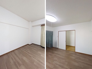 ◎デザイン性と静寂性を両立。上質な木目調フロアで快適空間へ