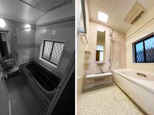 ◎やさしいピンクで包まれる、上品な癒しのバスルーム