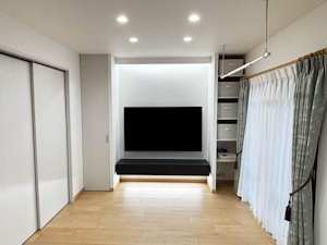 ◎収納と照明で魅せる、洗練されたLDK